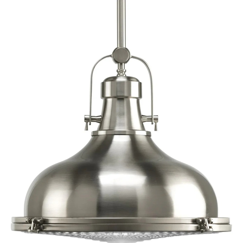 Progress Lighting - Fresnel Lens One-Light Fresnel Glass Pendant Light P5197-108